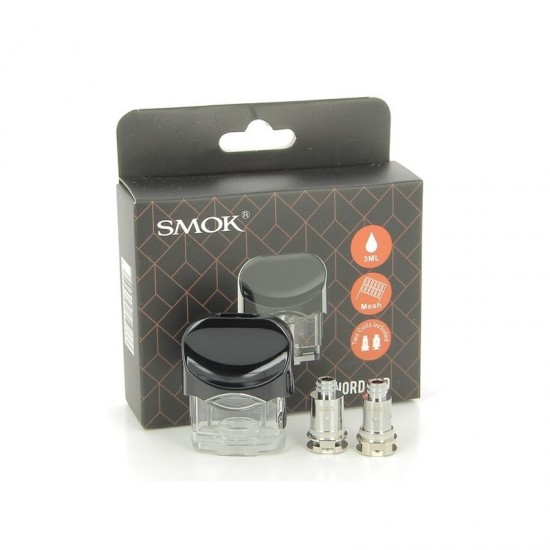 Smok Nord Kartuş + 2 Coil - 2ML Kartuş Kapasitesi