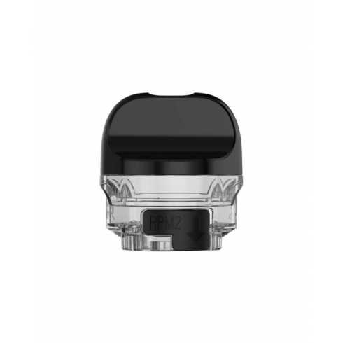 Smok IPX 80 Kartuş RPM2 şeffaf yedek tankı siyah ağızlık