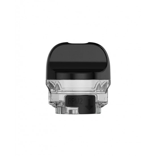 Smok IPX 80 Kartuş RPM2 şeffaf yedek tankı siyah ağızlık