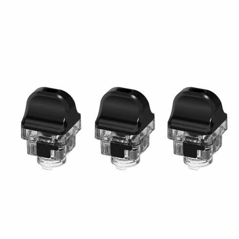 Smok RPM 4 Pod Kartuş (3'lü Paket) Şeffaf ve Siyah Ağızlık