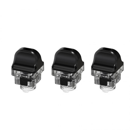 Smok RPM 4 Pod Kartuş (3'lü Paket) Şeffaf ve Siyah Ağızlık