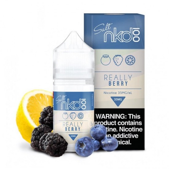 NKD Really Berry Salt Likit 35MG - Böğürtlen Yaban Mersini Limon