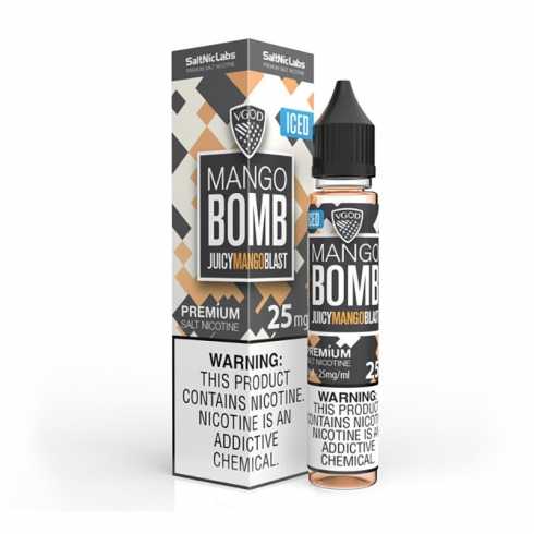 VGOD Mango Bomb Iced Salt Likit 25mg Premium Mango Blast E-Likit