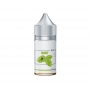 Saltica Mint Likit 30ml, 50mg, beyaz kapaklı nane aromalı likit şişesi.