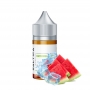 Saltica Watermelon Ice Salt Likit şişe, karpuz ve buz görselleri.