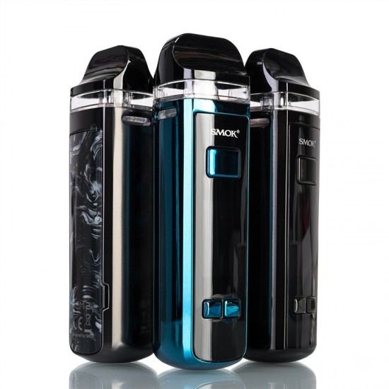 Smok RPM 2S Pod Mod çeşitleri: Mavi, Siyah ve Desenli.