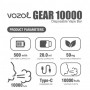 Vozol Gear 10000 Tek Kullanımlık Vape Teknik Özellikleri Koyu Renk İnfografik