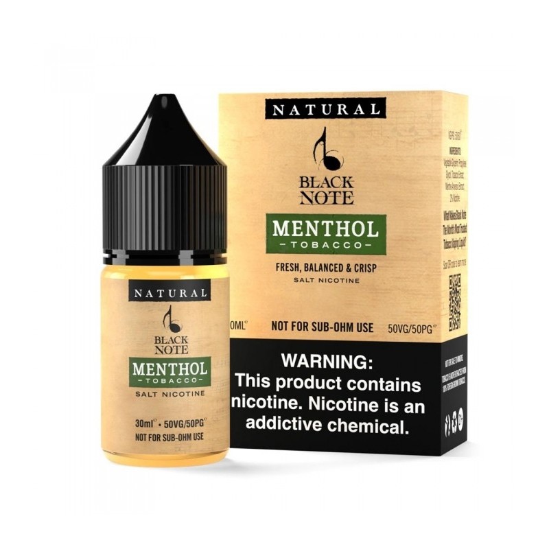 Black Note Menthol Tobacco Salt Likit