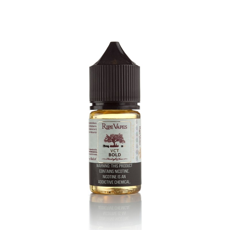 Ripe Vapes VCT Bold Salt Likit 30ml tütün aromalı elektronik sigara likiti.