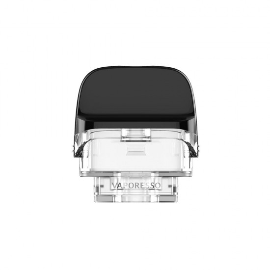 Vaporesso Luxe PM40 Kartuş şeffaf gövdeli siyah ağızlıklı yedek parça.