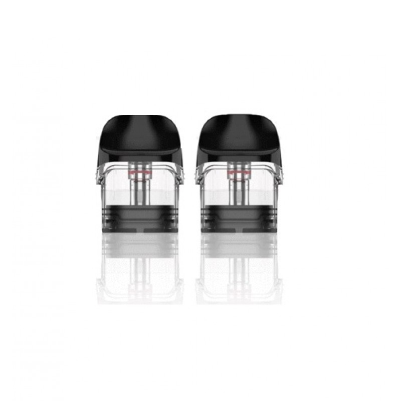 Vaporesso Luxe Q Pod Kartuş 4'lü, şeffaf ve siyah yedek kartuşlar.