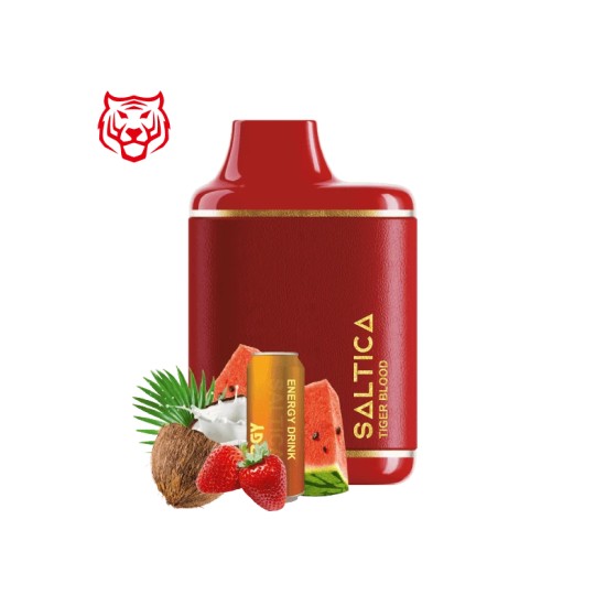 Saltica Leather 7000 Tiger Blood Zero Disposable Vape Bar