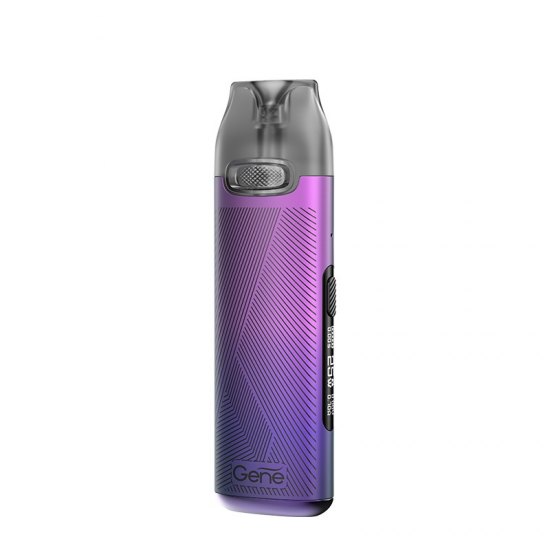 Voopoo V.THRU Pro Pod Mod Mor renkli, şık dijital ekranlı elektronik sigara.