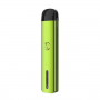 Uwell Caliburn G Pod Mod yeşil renkli, dikey çizgili gövde ve siyah ağızlık.