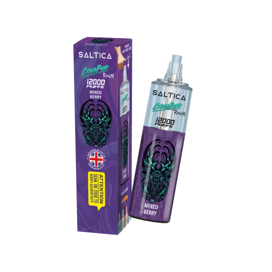 Saltica Cyberpunk 12000 Mixed Berry Disposable Vape Bar