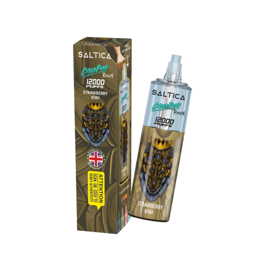 Saltica Cyberpunk 12000 Strawberry Kiwi Tek Kullanımlık Vape Bar