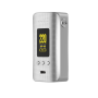 Vaporesso Gen 200 Mod gümüş renkli, yüksek wattlı elektronik sigara cihazı.