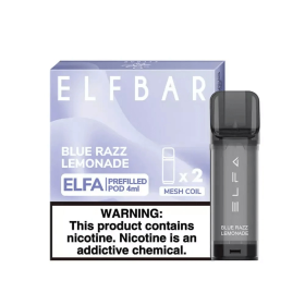 Elf Bar Elfa Blue Razz Lemonade Pod Kartuş
