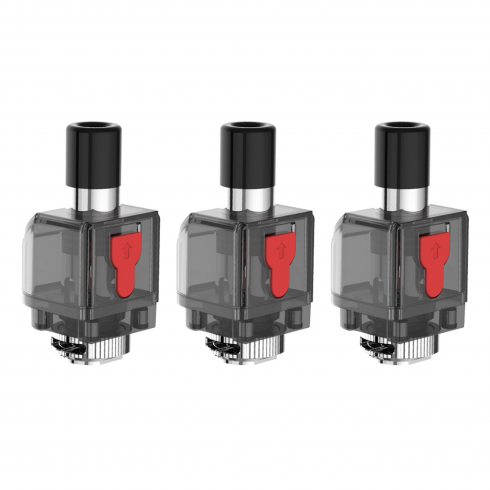Smok Fetch Pro RPM Boş Kartuş (Coilsiz) 3'lü Paket, Şeffaf Tank
