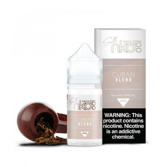 NKD100 Salt Cuban Blend Tütün Likit 30ml 35MG Nikotin