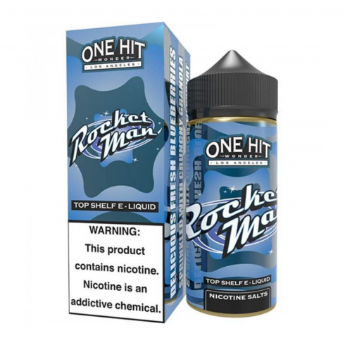 One Hit Wonder Rocket Man E-Likit 100ml Mavi Yaban Mersinli Granola