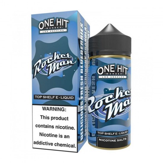 One Hit Wonder Rocket Man E-Likit 100ml Mavi Yaban Mersinli Granola